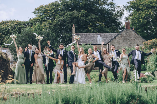  Bridal Groom Party Farmhouse